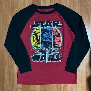 Boys size large Star Wars long-sleeved t-shirt